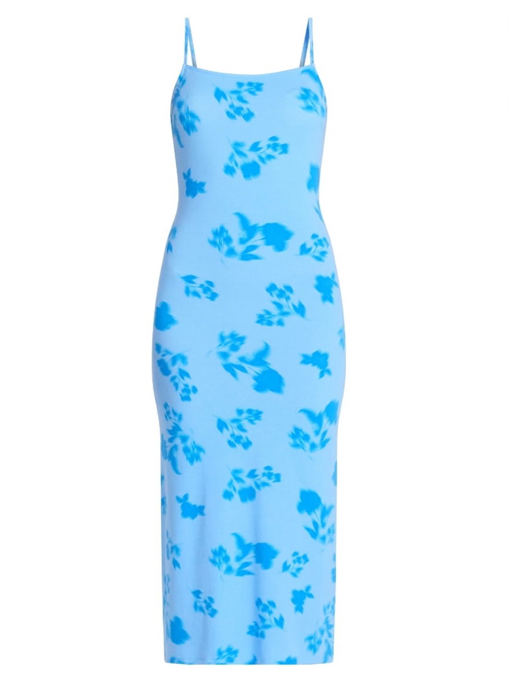 No Boundaries Sleeveless Square Neck Midi Dress